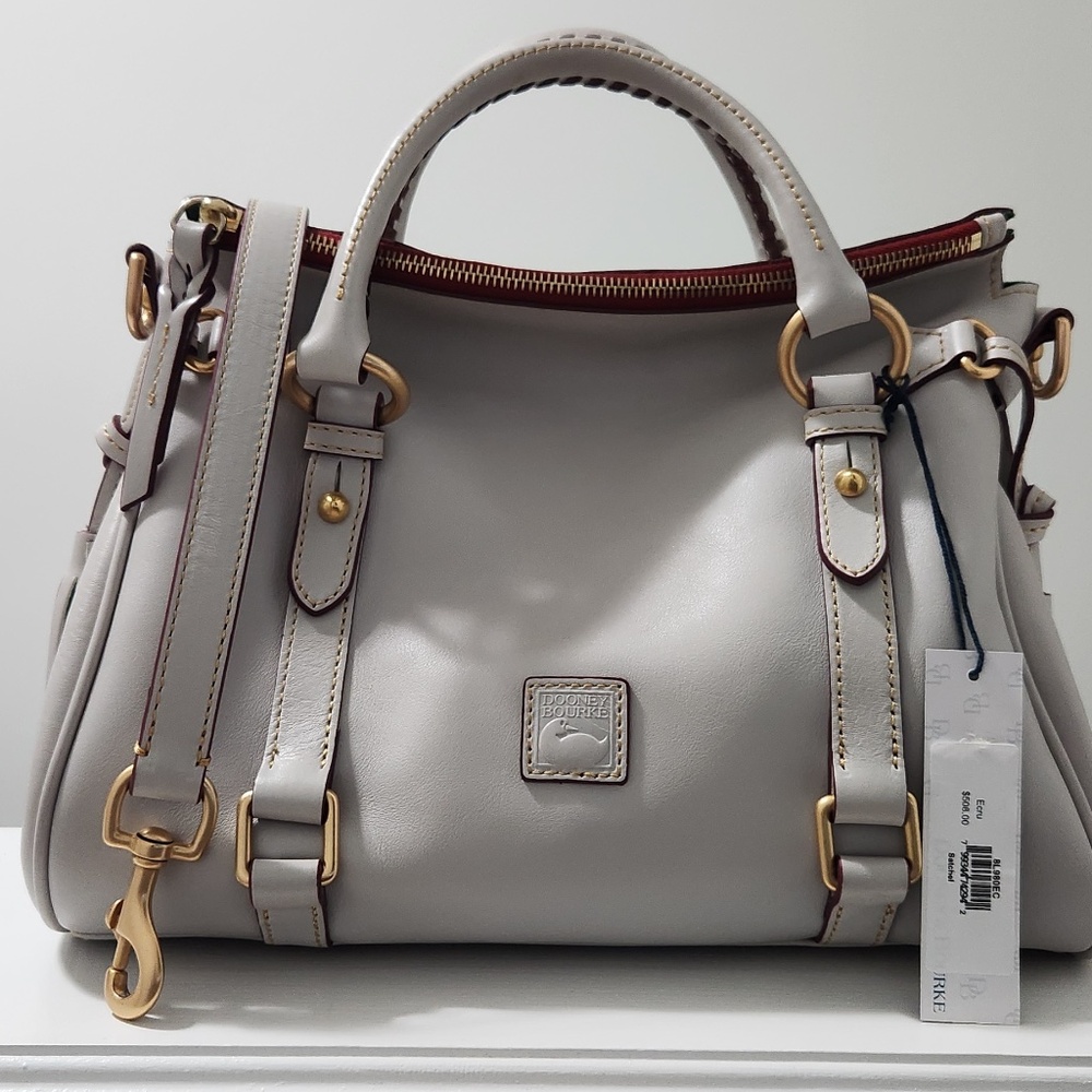 Dooney & Bourke Florentine Satchel (Ecru)